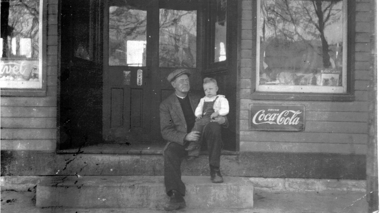 Eric's grandfather Charles Miller at three years old
