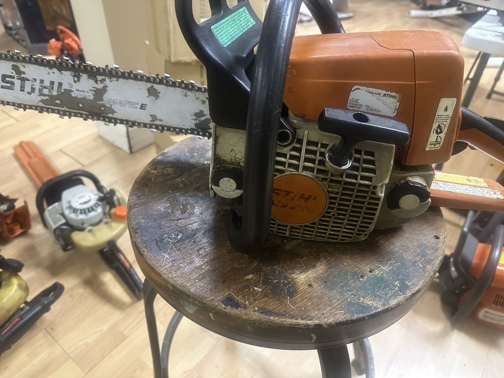 The original, non-running Stihl MS250